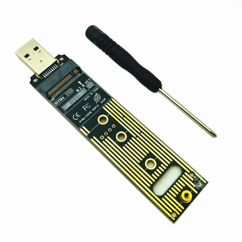 Переходник NVME USB M.2 NVMe на 3 1 SSD-адаптер 10 Гб USB3.1 Gen 2 для Samsung 970 960 Intel M2 2230 2242 2260 2280 SSD -