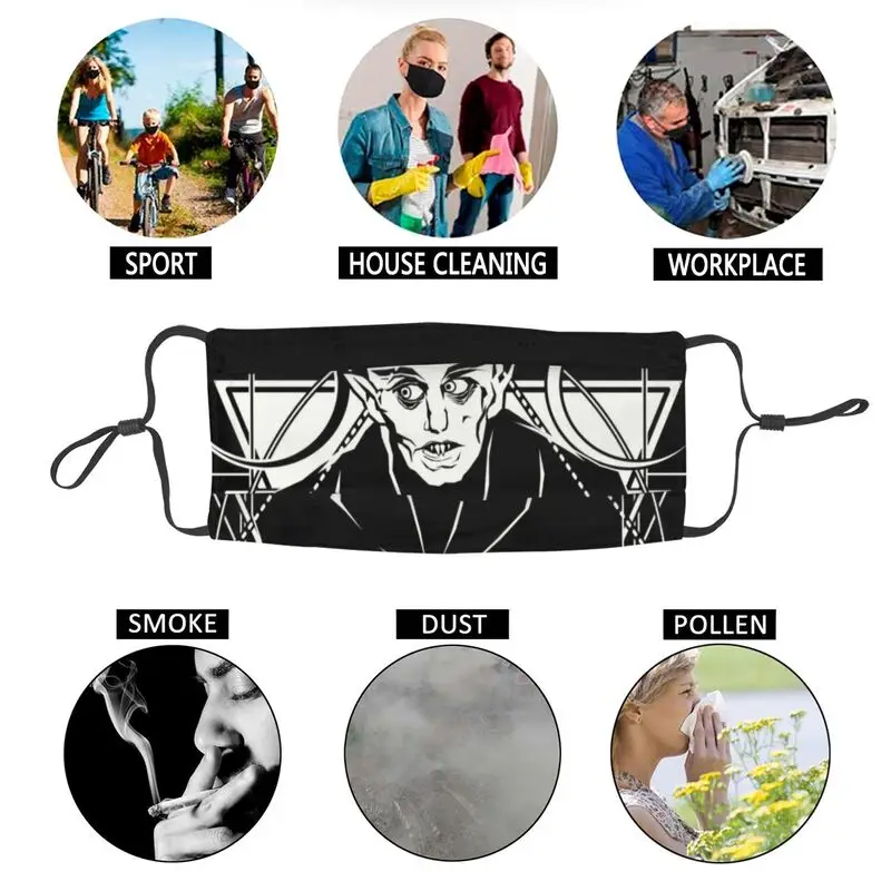 

Nosferatu Ew The Sun Mouth Face Mask Reusable Mask Unisex Anti Dust Protection Respirator Mouth-Muffle