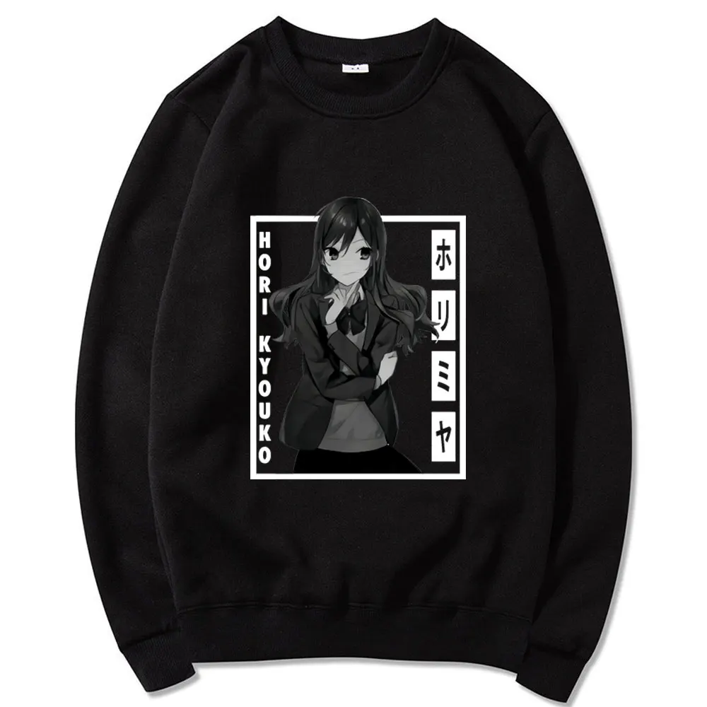 

Spring Autumn Japan Anime Horimiya Clothing Men Cartoon Hori San To Miyamura Kun Printing Sportswear Long Sleeve Sweatshirt Tops