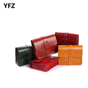 Женская маленькая сумка YFZ из натуральной кожи, модная классическая Маленькая женская сумка через плечо из натуральной воловьей кожи