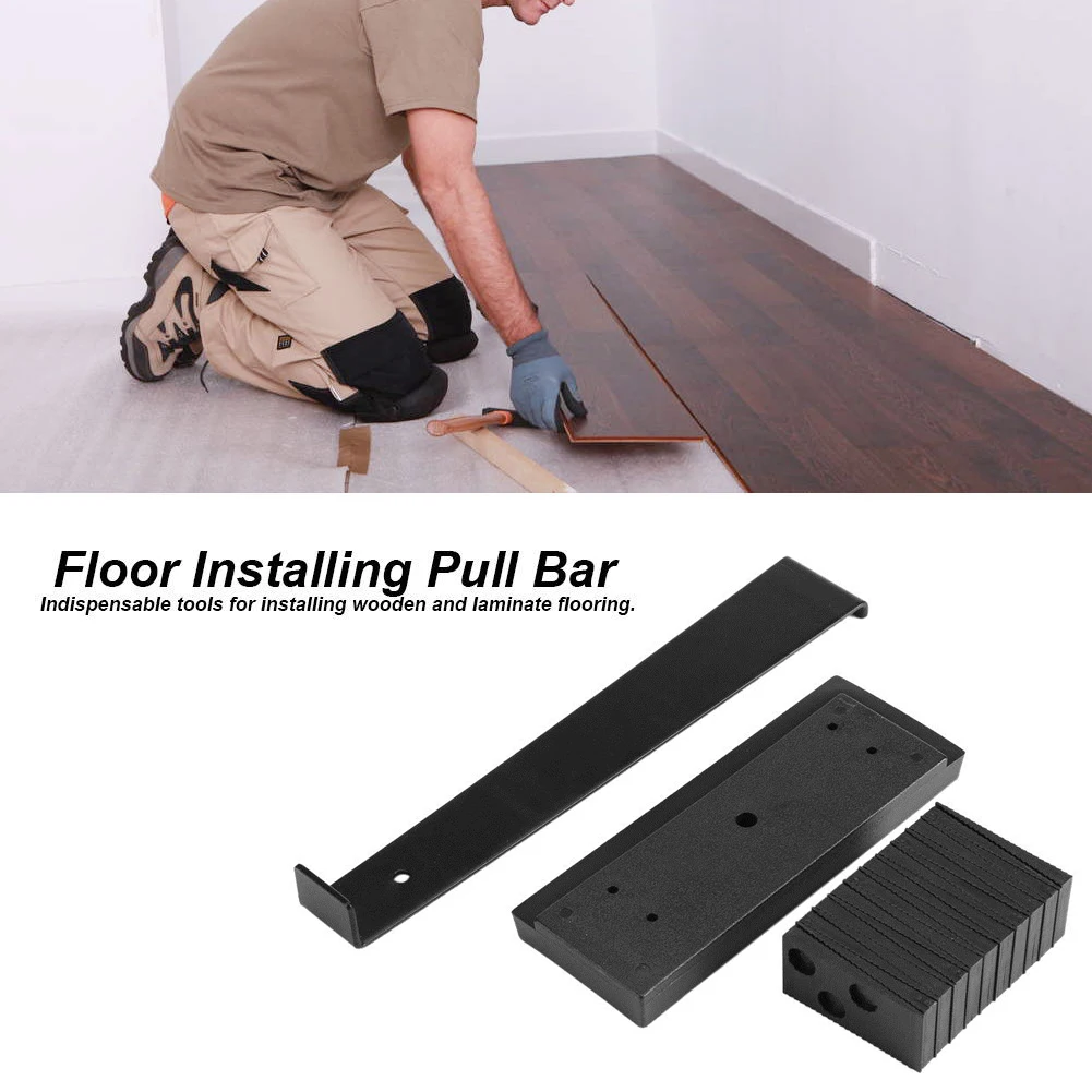 

Laminate Wood Flooring Installation Kit with 20 Spacers Tapping Block Pull Bar Mallet Hammer Tool Sets for Renovations