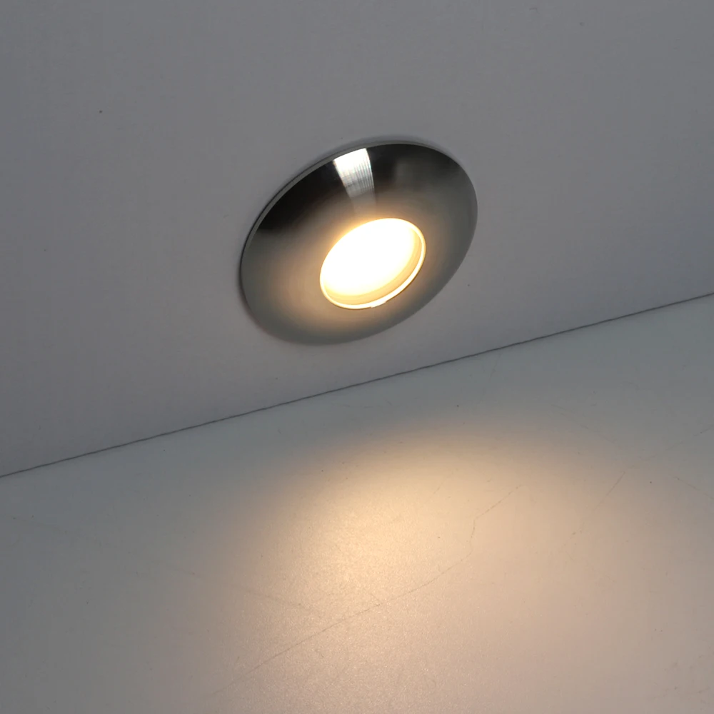 

12V LED Deck Lights IP67 Waterproof Garden Underground light 1W Recessed Led Deck Lighting Stairs Terrace Deck Post Light