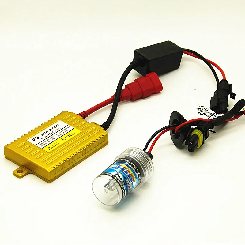 Ксеноновая лампа H7 55 Вт переменного тока 12 В HID ксеноновая для фар H1 H3 H11 h7 9005 9006