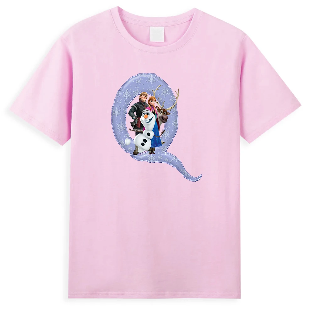 Футболки с принтом надписи Холодное сердце Анны и Кристофа мужские топы надписью