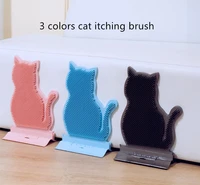 cat self groomer shed hair removal comb cat itching brush massage cat self massage brush grooming toy with catnip wall corner