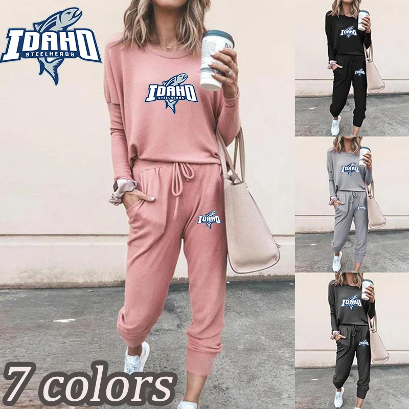 

Новинка 2021, зимний женский Повседневный модный однотонный пуловер из двух частей с принтом в виде рыбы, уличная одежда