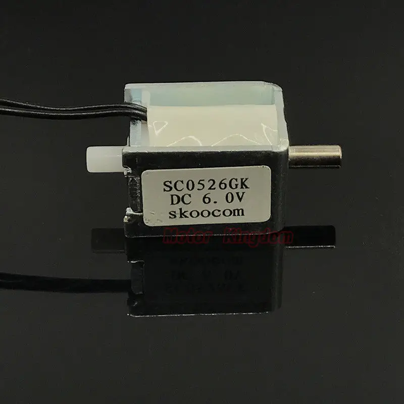 Электромагнитный пневматический мини клапан постоянного тока 6 в с открытым