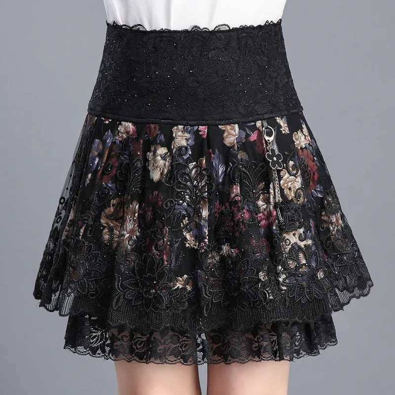 

Womens Skirts Bud Silk High Waist Elastic Waist Fashion Skirts Spring Autumn Winter Clothing A-line Skirt Club Dance Costume