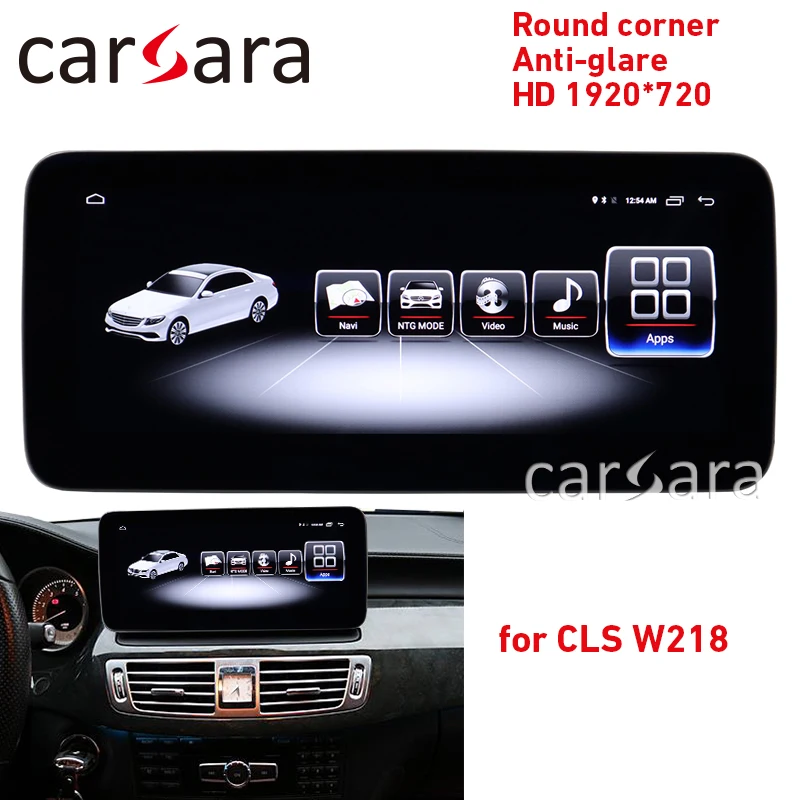 GPS экран CLS W218 круглый Угловой антибликовый дисплей C218 NTG4 радио обновление