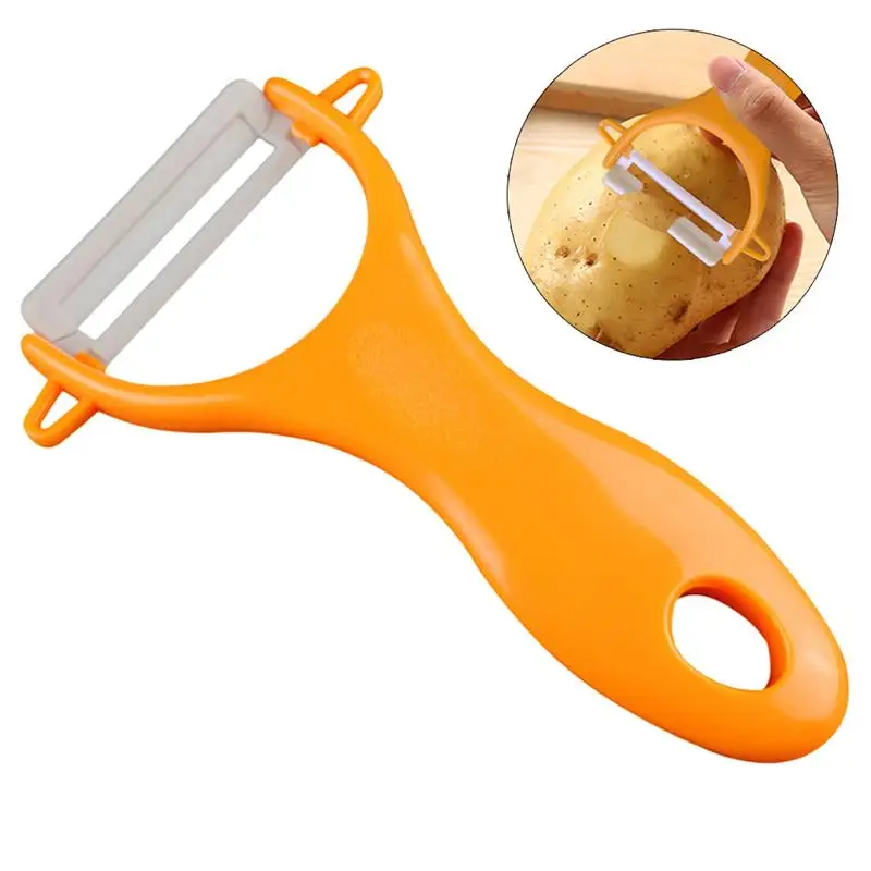 Креативная Овощечистка для фруктов нож острый из нержавеющей стали терка