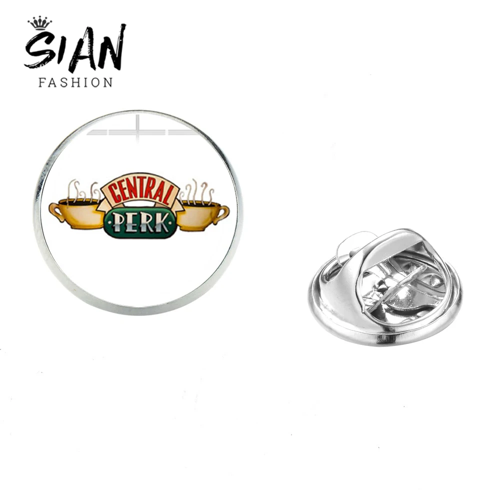 Броши с изображением китайской сериала друзья булавки для дивана двери рамки
