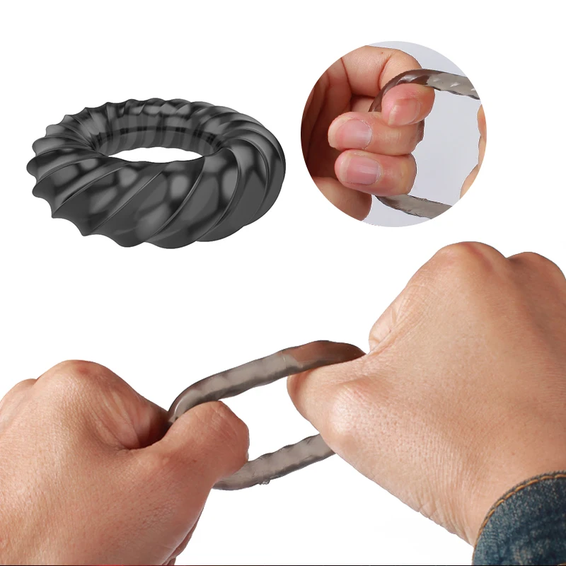 Человек НУО Силиконовое кольцо для пениса презервативы увеличить Для мужчин t