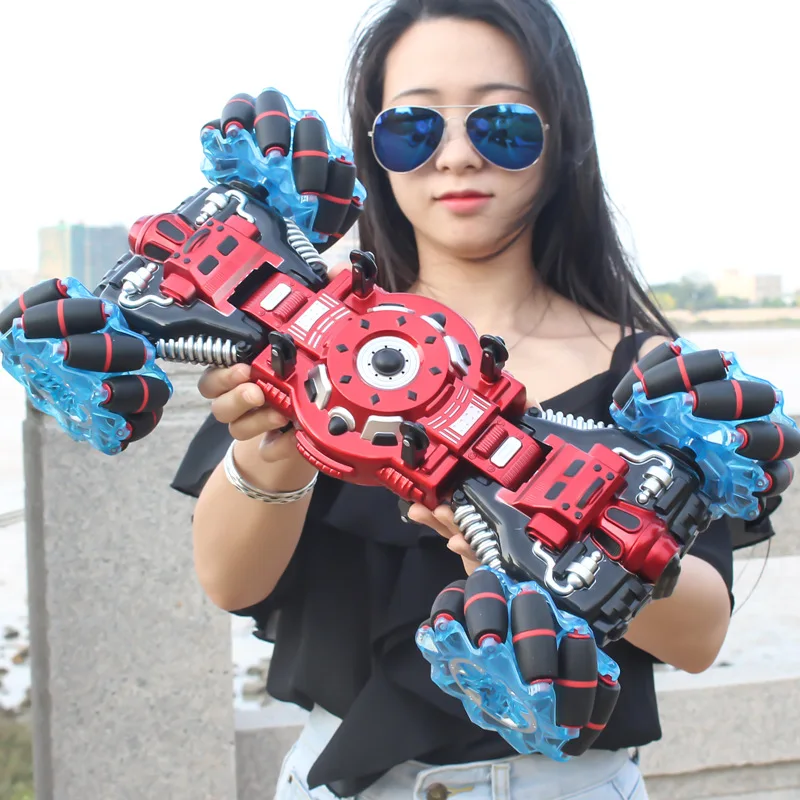 Rc автомобиль с одной кнопкой деформация трюк 2 4G 4WD скалолазание багги RC Racing Drift Car