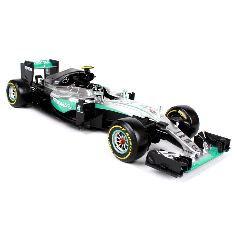 

Bburago 1:18 Sports Car MERCEDES F1 WO7 HYBRID F1 Team Lewis Hamilton Nico Rosberg Metal Diecast Model Alloy Car