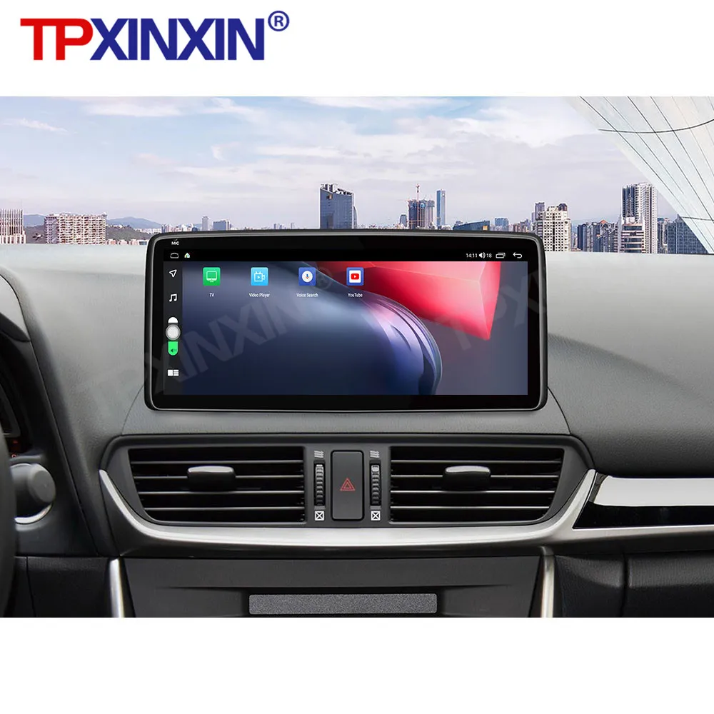 구매 안드로이드 10 6 + 128G ROM 마즈다 CX-4 2016 + 자동차 라디오 플레이어 멀티미디어 GPS 네비게이션 스테레오 Headunit 무선 Carplay