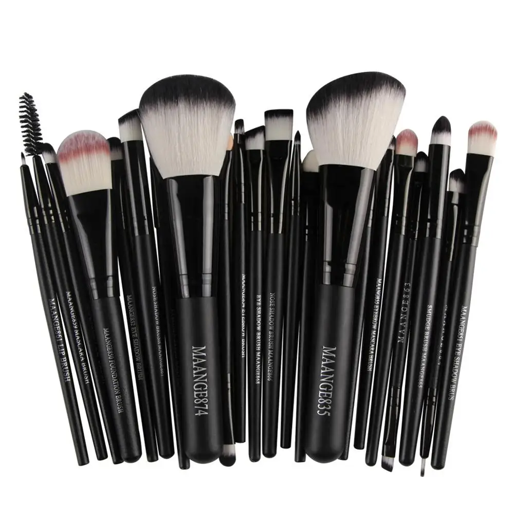 07 22pcs 8-32 шт. кисти для макияжа, инструмент, косметические тени для век, кисть для пудры, набор кистей для макияжа, чехол с сумкой для макияжа - Handle Color: 07 22pcs