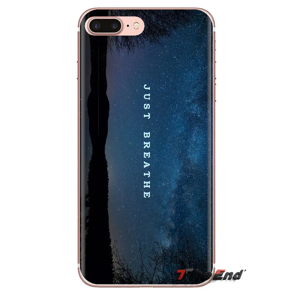 Чехол из ТПУ с Just Breathe все это понравится изо всех сил для huawei G7 G8 P7 P8 P9 Lite Honor 4C 5X 5C 6X