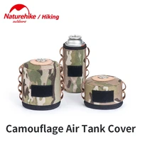 naturehike camouflage gas tank cover outdoor tools camping picnic accessories flat gas tank multi specification leather case