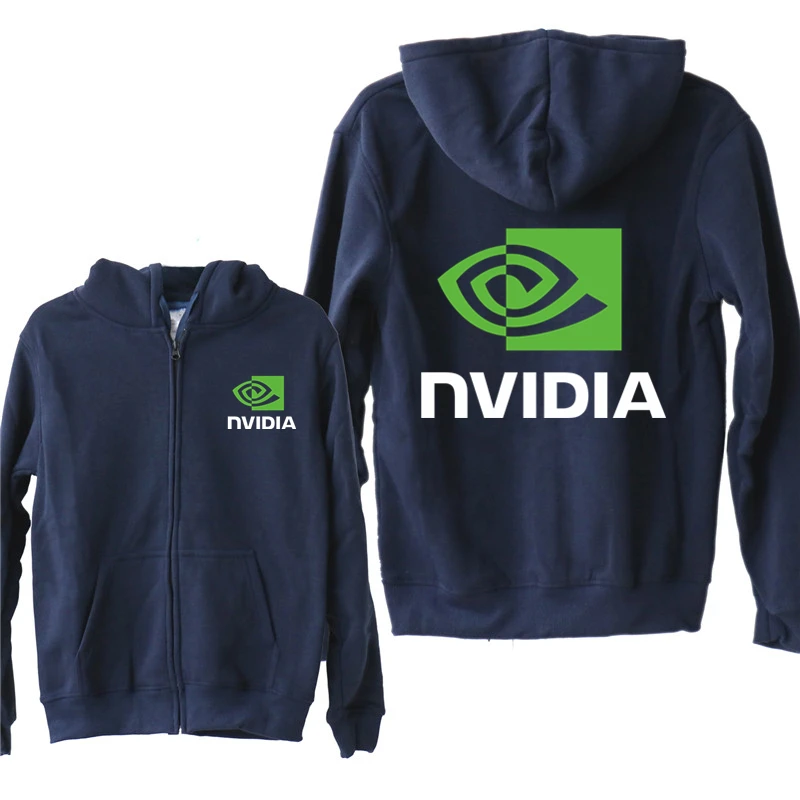 

Cool CPU Nvidia Hoodies Men Fashion Coat Fleece Autumn Pullover Unisex Nvidia Sweatshirts