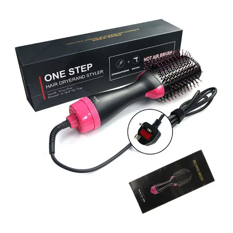 

1000W Multifunctional Hair Dryer Rotating Hair Brush Electric Ion Roller Rotate Styler Comb Styling Straightening Curling