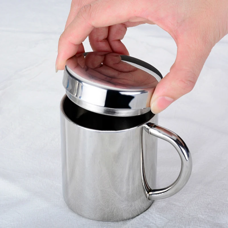 Дорожная кофейная кружка из нержавеющей стали с двойными стенками небьющаяся