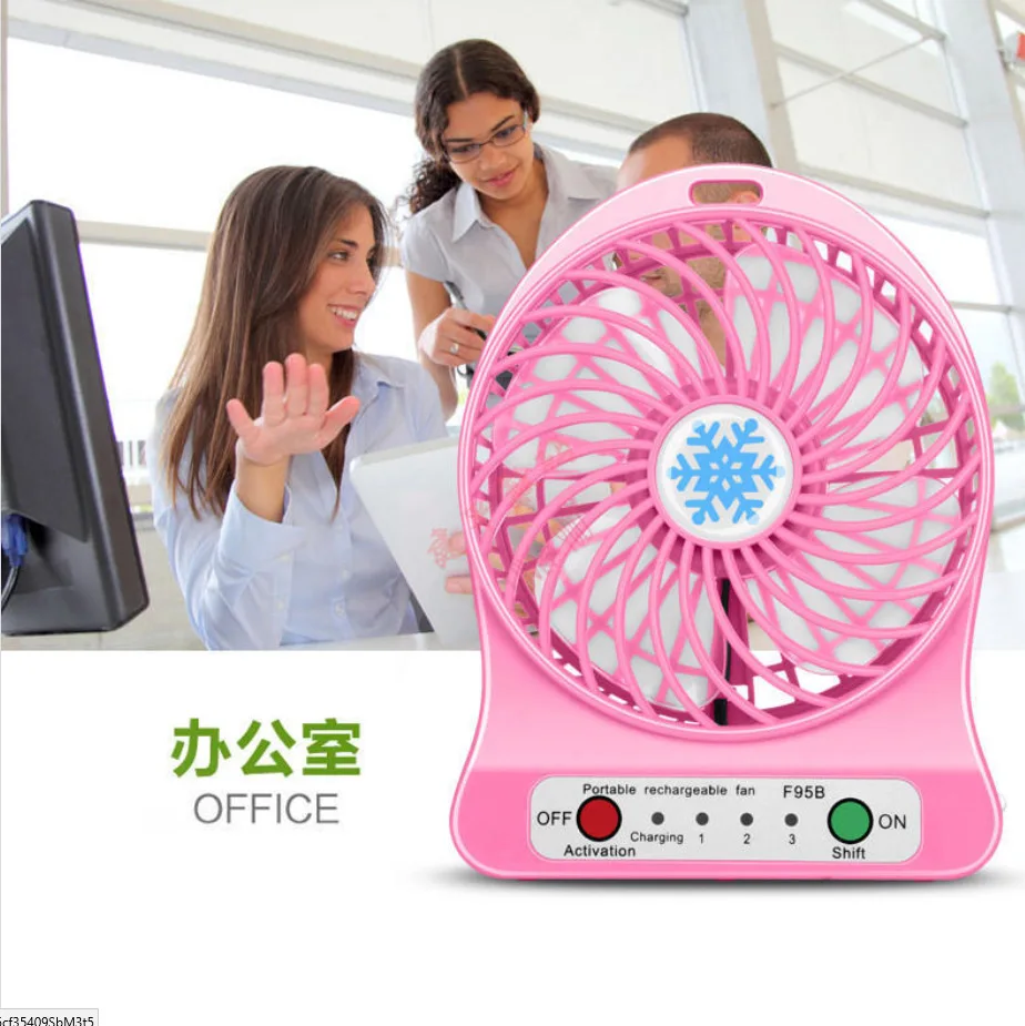 Мини Круглый Персональный Портативный Регулируемый USB и Перезаряжаемый