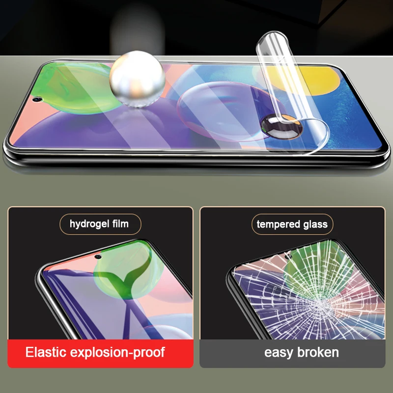 9D полное покрытие HD Прозрачная Гидрогелевая пленка для oppo find X x2 F9 pro защита экрана
