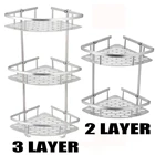 Полка для душа, 23 ярусов, для кухни, настенная корзина для хранения, угловые полки для душа