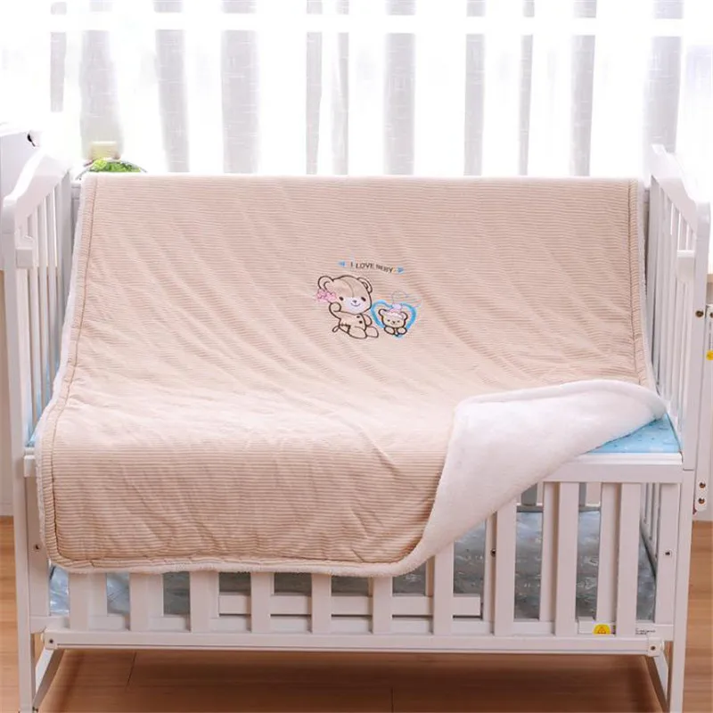 Зимнее детское одеяло для новорожденных Пеленальное Одеяло 135*100 см Хлопковое