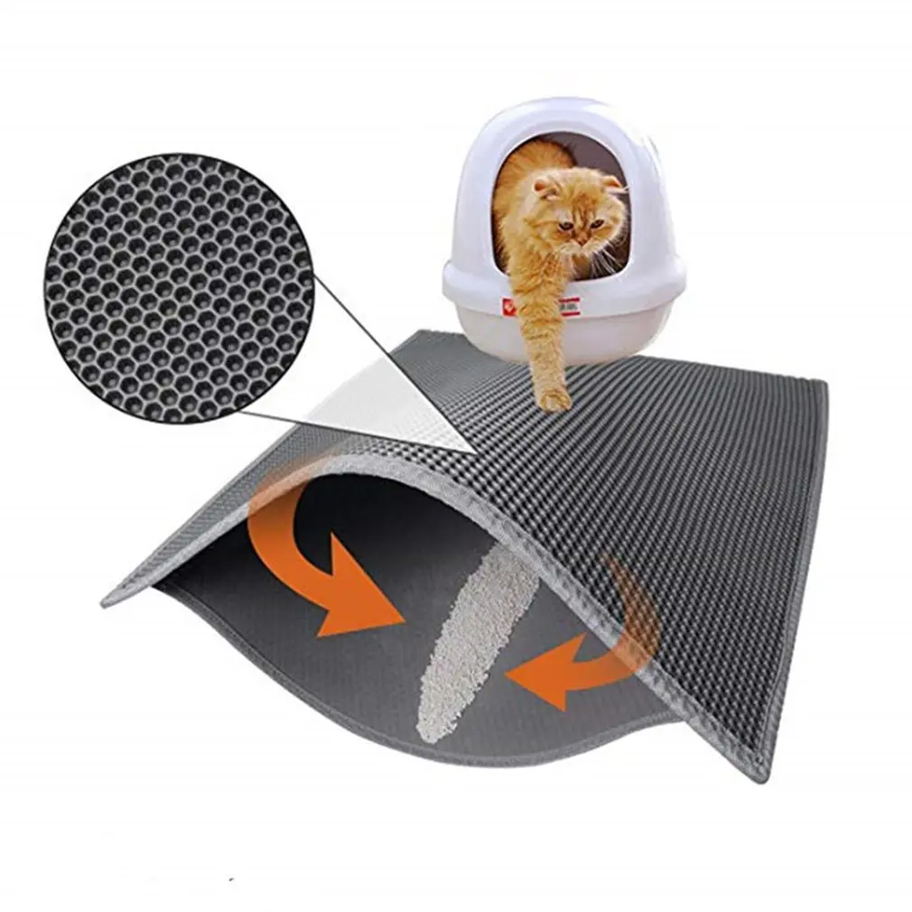Двухслойный коврик для кошачьего туалета Eva коврики охоты с водонепроницаемым