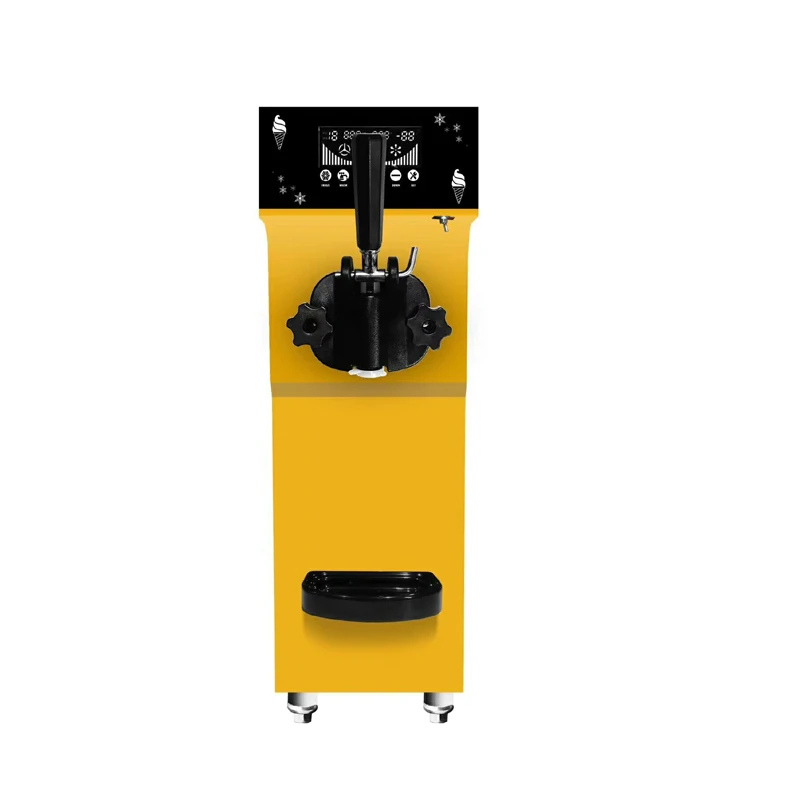 

New Model Ice Cream Machine Table Top Mini Soft Ice Cream Maker Machine 1 Flavor Ice Cream Making