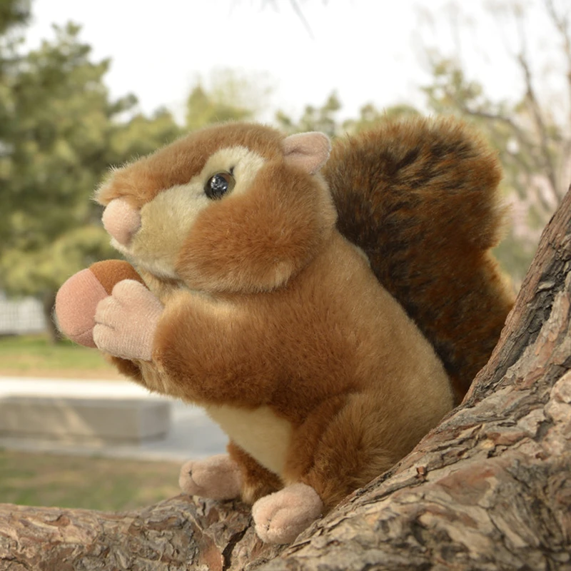 Аврора мягкие игрушки милая белка Имитация животных мягкая плюшевая игрушка