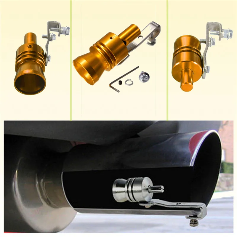Автомобильный мотоцикл автомобильный поддельный турбо свисток выхлопная труба