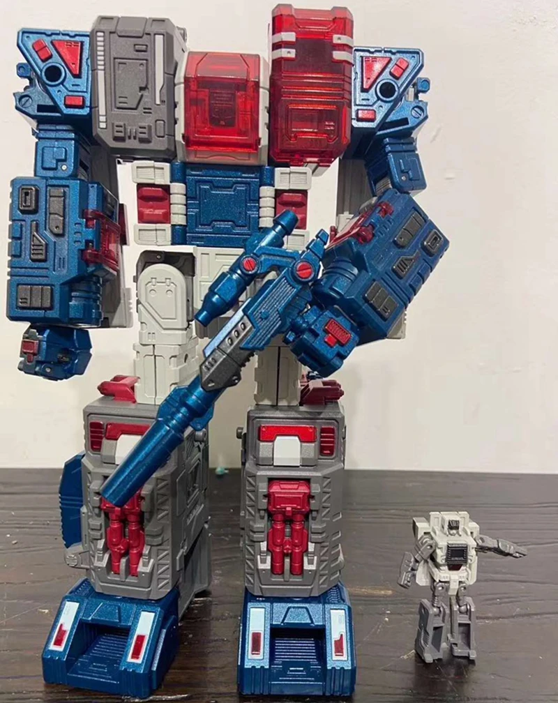 Transformation ZETA-EX09 FORD Ford Transformer KingG1 Big Mac Electroplated Color Limited Edition Gift doll deformation robot | Игрушки и
