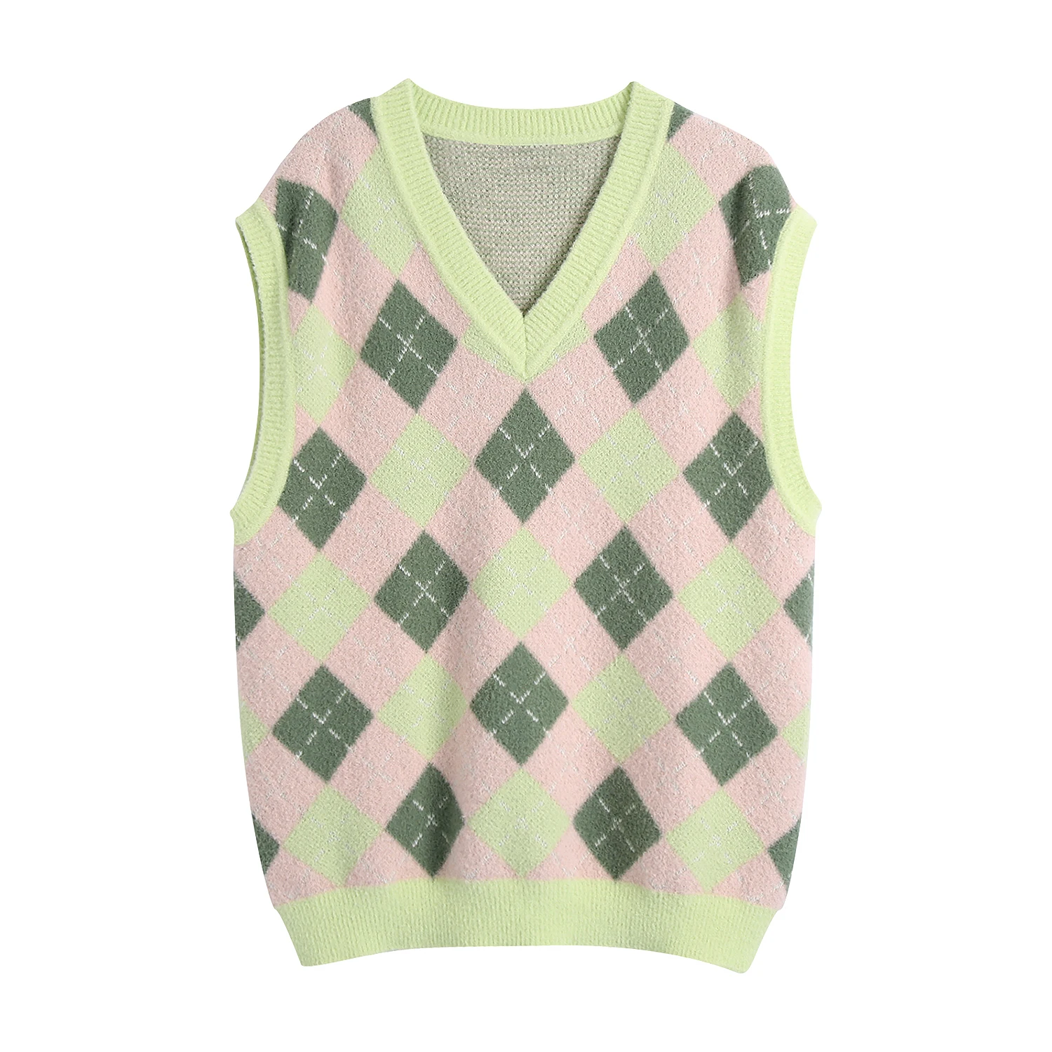 

JC·KILIG 2021 New Diamond Knit Vest B2002