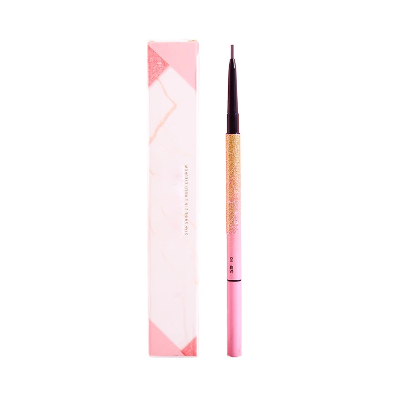 

Waterproof Eyebrow Pencil Dual Ends Design with Eyebrow Brush Ultra Fine Shape Brow Fill Eyebrow Pencil @ME