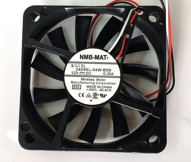 

for NMB-MAT 2404KL-04W-B59 B50 DC 12V 0.35A 60x60x10mm Server Cooling Fan