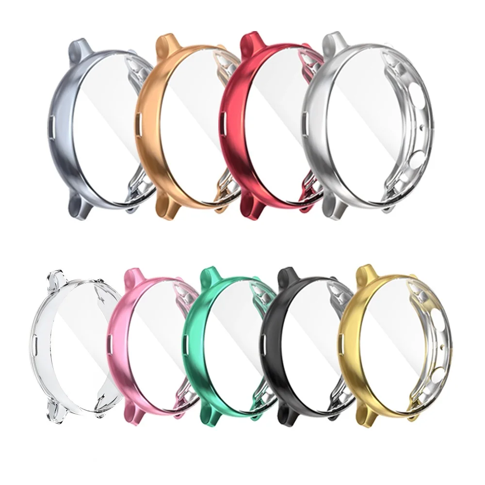 Защитный чехол из ТПУ с гальваническим покрытием для Samsung Galaxy Watch Active 2 40 мм 44