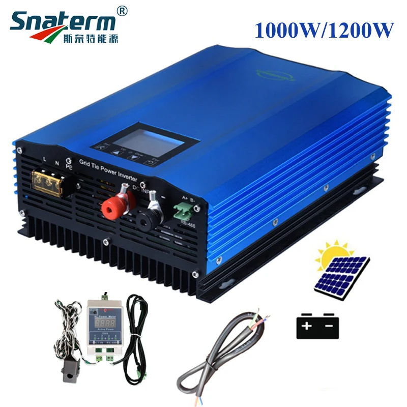 Слежением за максимальной точкой мощности 1000W/1200W Батарея разряда авто лимит на