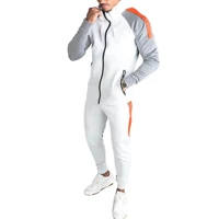 autumn and winter new mens leisure sports suit hooded sweater mens and womens running sportswear suit