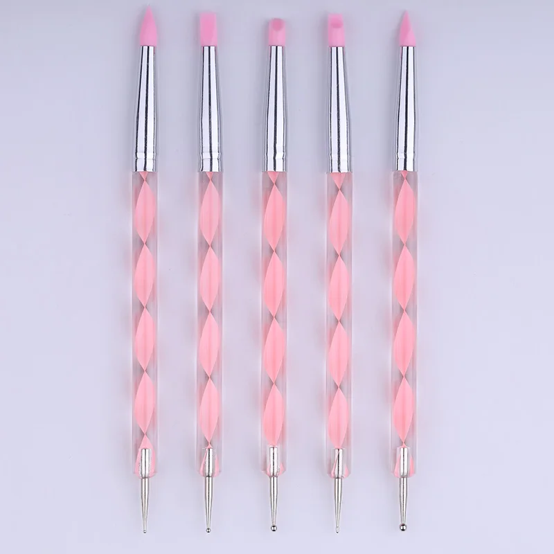 5 шт./пакет смешанных цветов Двойная ручка для удаления страз шпильки Пикер синий