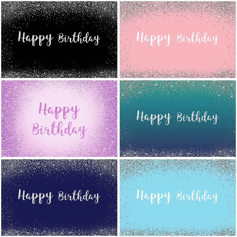 

Mocsicka фон для фотосъемки с днем рождения серебряный бриллиантовый Блестящий фотографический фон индивидуальный баннер для женщин реквизит для детского праздника