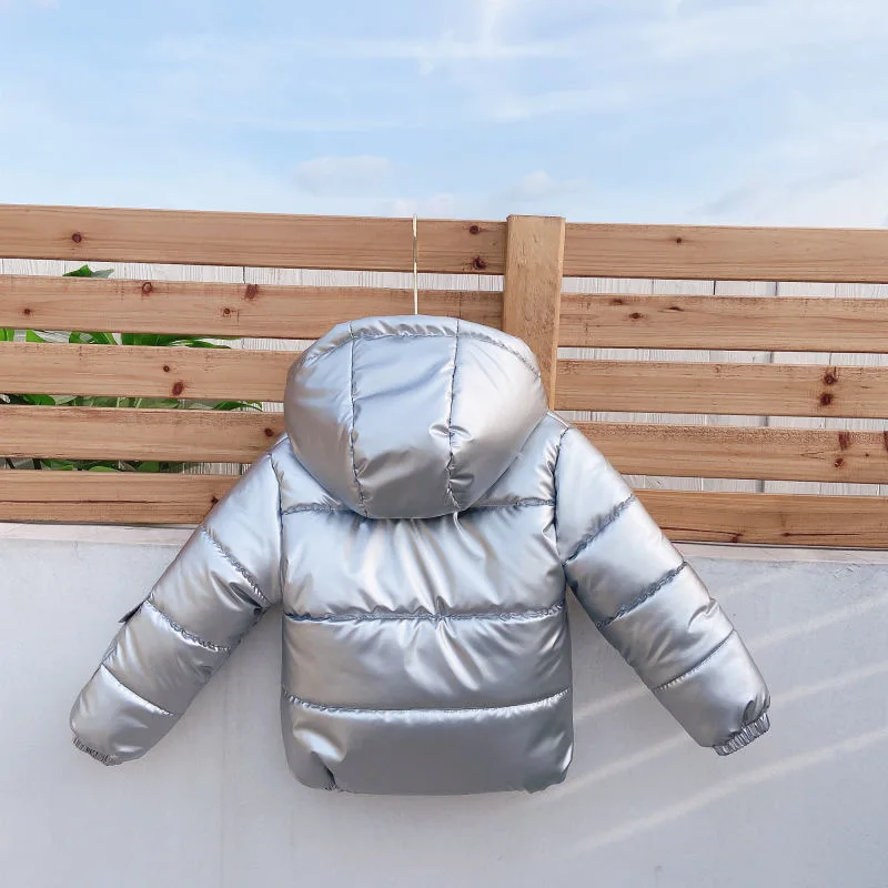 

Baby Girls Jacket Children Winter Hooded Zipper Windbreaker Girl Waterproof Keep Warm Coat Teens Fashion Light Down Jacket 2-13Y