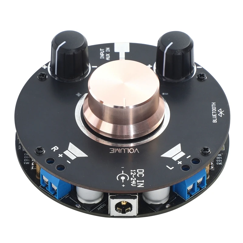 Цифровой тональный Bluetooth усилитель мощности Hi-Fi D50 Class D TPA3116 50 Вт * 2