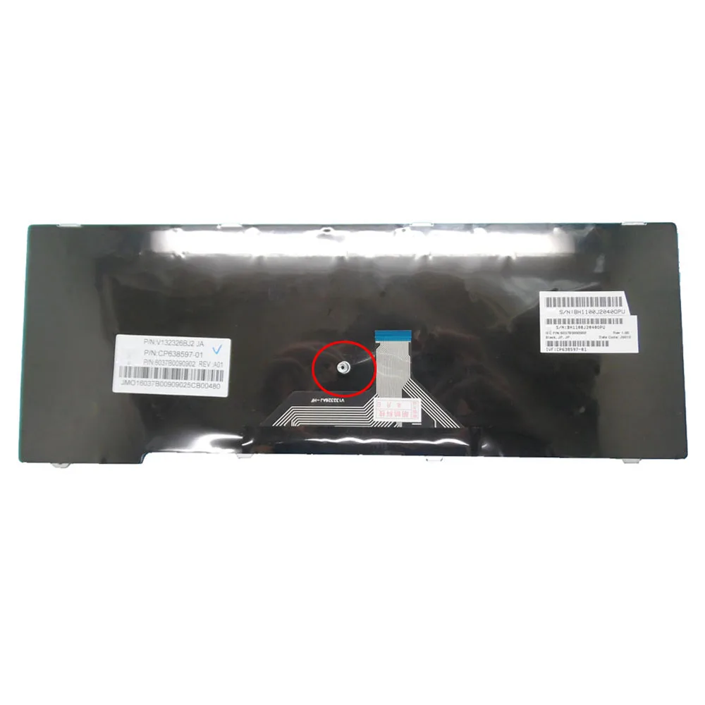 Клавиатура для ноутбука Fujitsu Lifebook U536 U537 UH574 CP638598-01 V132326BS1 V132326AK CP638595-01 английский