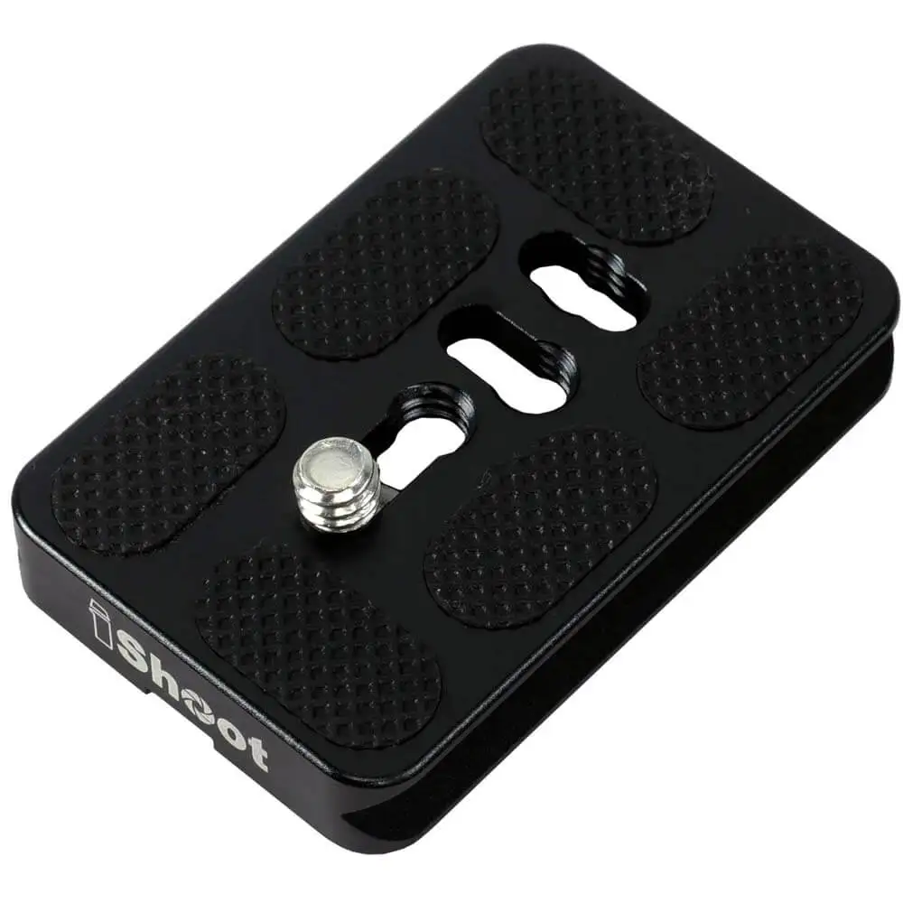 

Быстросъемная пластина iShoot для камеры, QS-60 с винтом 1/4 дюйма для штатива Arca-Swiss, Шариковая головка, панорамная головка, зажим для головки