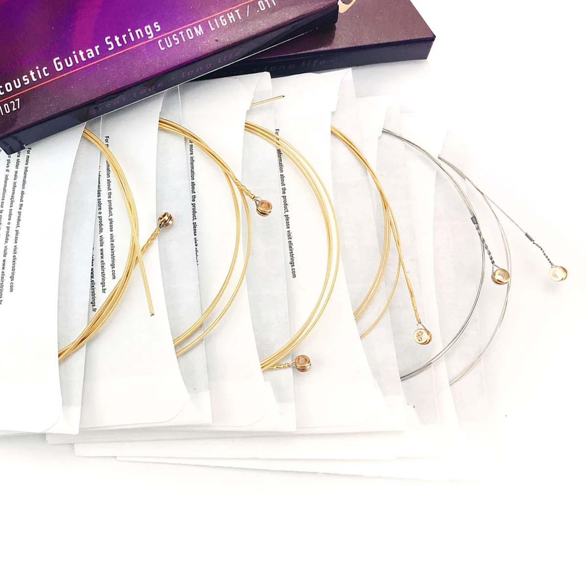 

Acoustic 80/20 Bronze Custom Light Guitar Strings 011-052