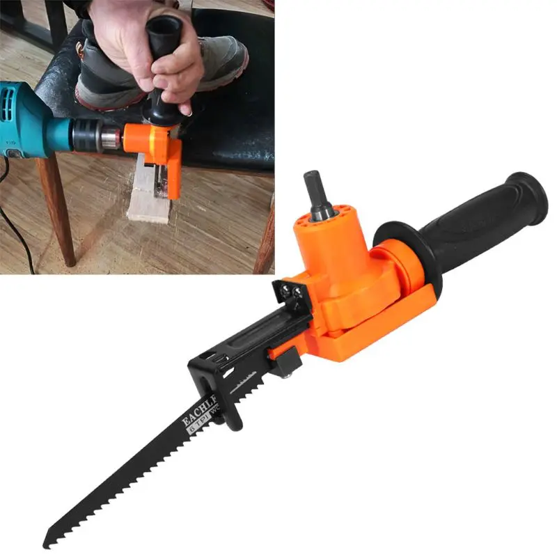 

Portable Cordless Metal Cutting Reciprocating Saw Power Tool Electric Drill Fixing with Wood Blades Woodworking