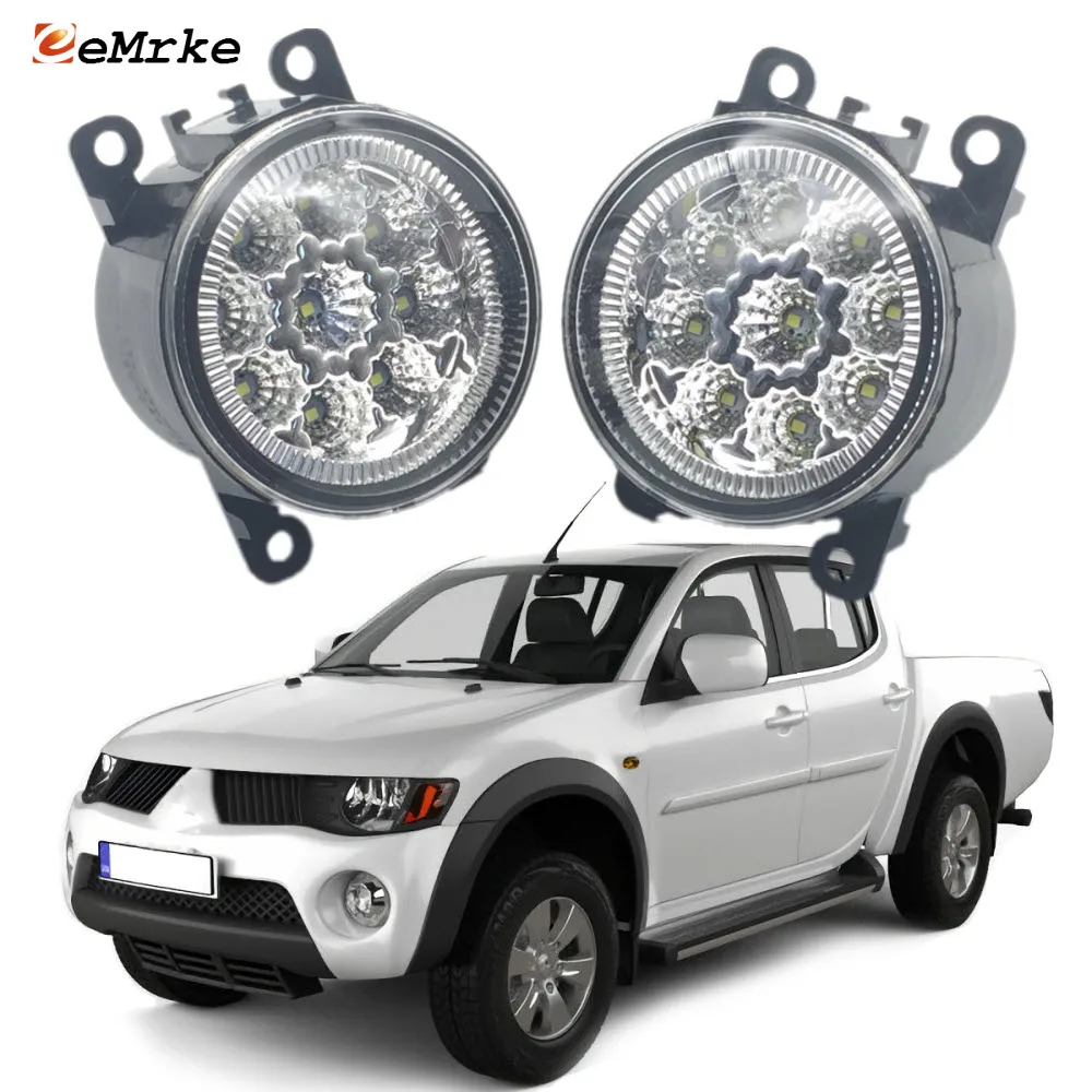Автостайлинг для Mitsubishi Triton L200 L 200 светодиодные противотуманные фары H11 H8 сменная