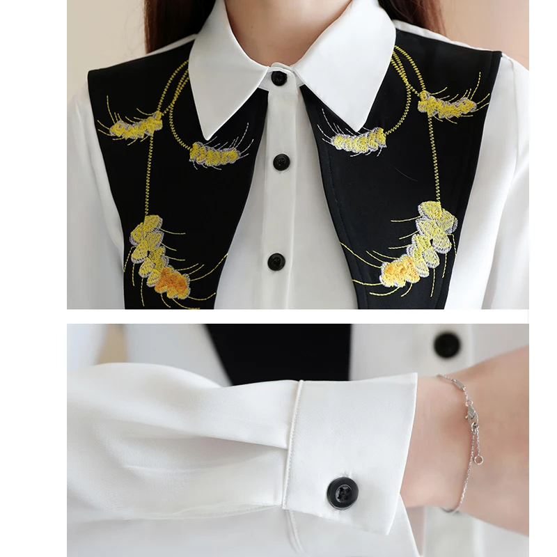 Женская блузка 2020 корейская модная женская одежда женские топы с длинным рукавом